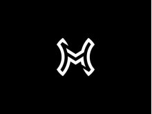 Logo Letter Mh Or Hm