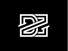 Monogram Dz Or Zd Logo