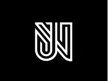 Logo Initial J V Or V J