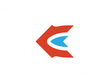 Letter Ce Or Ec Arrow Logo