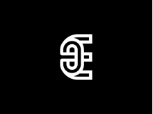 Monogram Eo Oe Elegan Logo