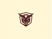 Eagle Lion Face Logo
