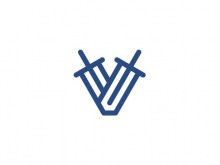 Logotipo de espada V