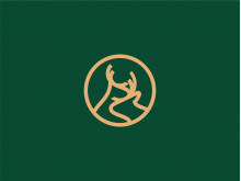 Logotipo de dos ciervos