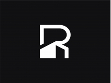 Logotipo de la letra R del edificio