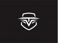 Logotipo del monograma de Shield TV