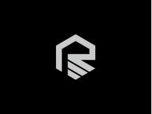 Letter R Home Wifi Logo