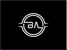 Logotipo inicial de Sba o logotipo de Ba