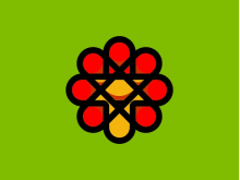 Logotipo de flor de león