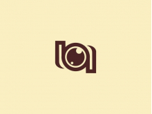 Logotipo de lente Lop