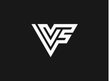 Logotipo de la letra Vf del monograma