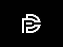 Letter Dp On Initials Logos