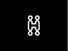 Logotipo Fuerte De Ambigram H