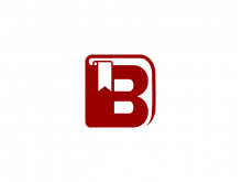 Huruf B Book Logos