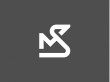 Initials Sm Or Ms Logo