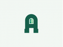 Logo Huruf A Rumah