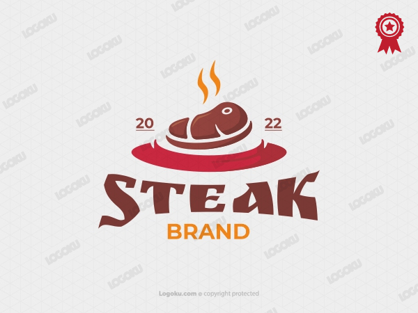 Logotipo de bistec