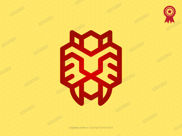 Logotipo de cara de tigre