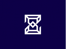 Geometric Z Letter Logos