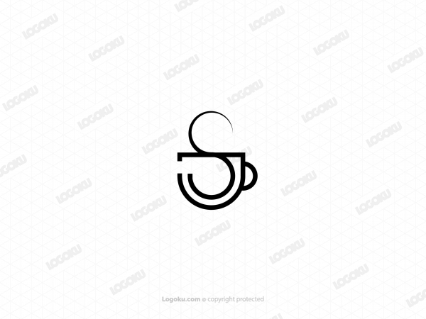 Initial Sj Cafe Logo