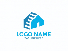 Logotipo de casa y hogar
