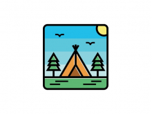 Logotipo del campamento