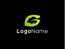 Letter G Leaf Logo