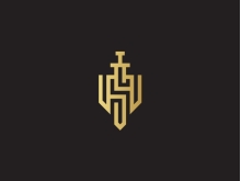 Logo Letter S For Sword & Shield