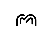 Minimalist M Letter