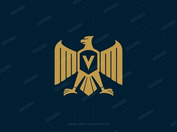 Golden Eagle Logo Emblem