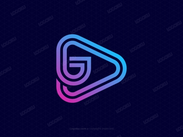 Letter G Play Logo