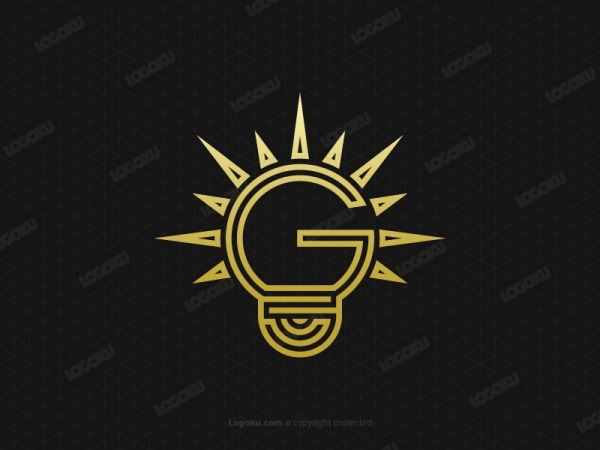 Sun Bulb And Letter G