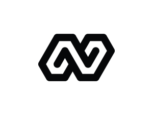 Elegante Logotipo De N O Av
