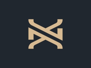 Logotipo Del Monograma Nx