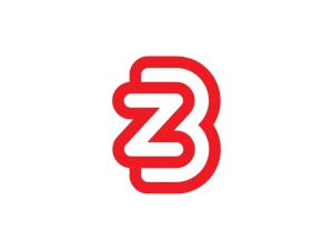 Letter Zb Or Bz Logo