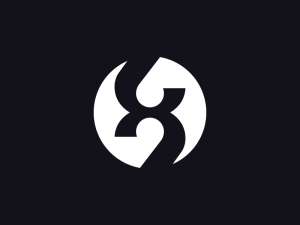 Kreis-Buchstabe Xs-Logo