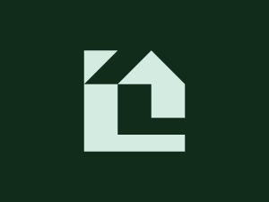Letter L House Logo