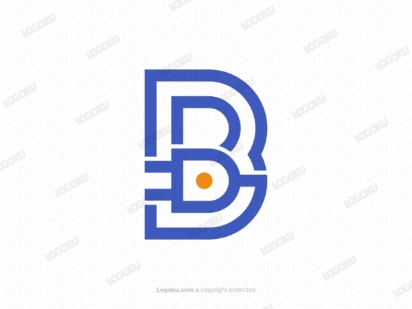 Buchstabe B Plug-Logo