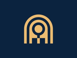 Logotipo De Búsqueda De Letra A
