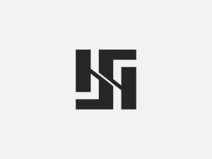 Letter Hs Square Logo