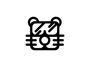 Logotipo De Cabeza De Tigre