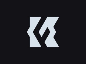 Logotipo Del Monograma Kf