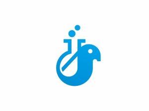 Logotipo De Pájaro De Laboratorio