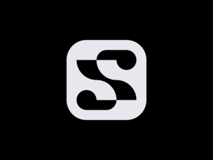 Einfaches Buchstaben-S-Logo