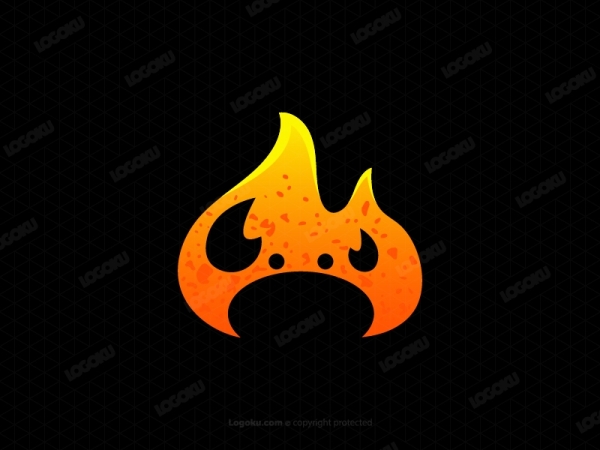 Logotipo De Cangrejo De Fuego