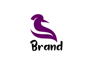 Einfaches Vogel-Logo