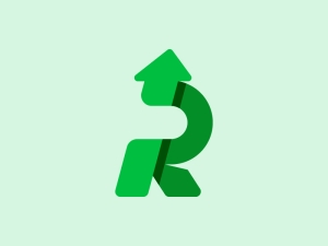 Logo Keuangan Huruf R
