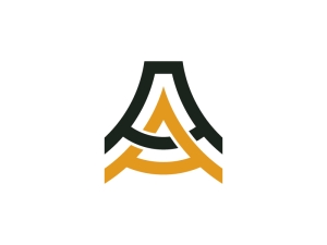 Logo Monogramme Lettre Aa