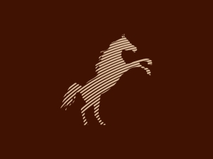 Stehendes arabisches Pferd