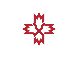 Logo Lion Cross Maple